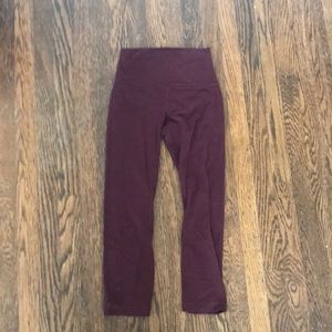 lululemon red capri leggings